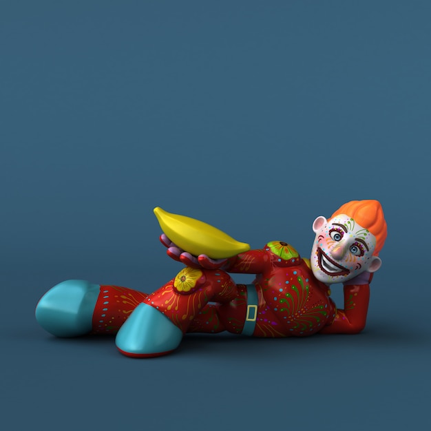 mexican hero - 3d illustration