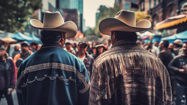 Mexican Independence Cinco de mayo Mexican men wearing traditional mariachi clothing