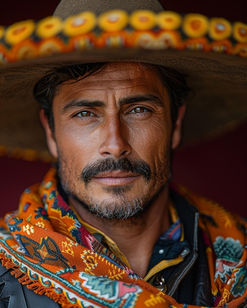 Photo a mexican man in traditional charro suit wallpaper