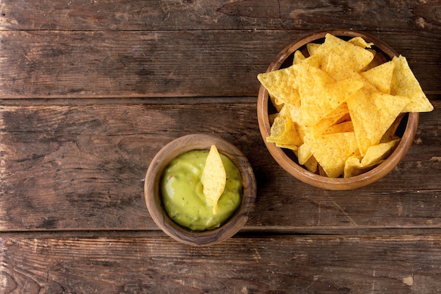 Photo mexican nachos chips