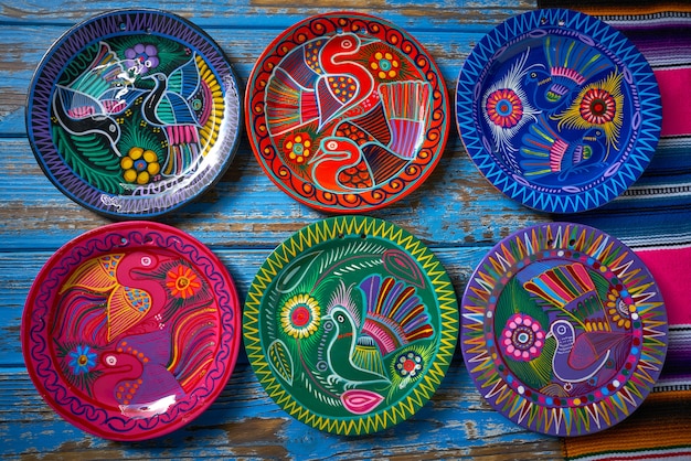 メキシコのメキシコの陶器タラベラスタイル