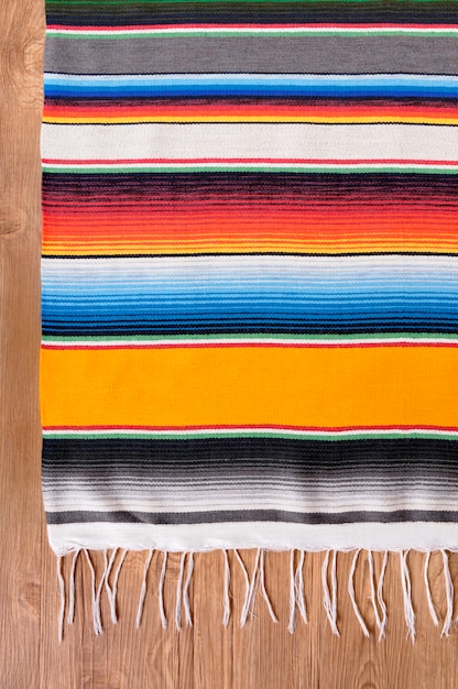 Mexican serape blanket