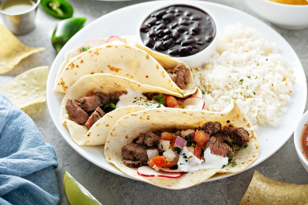 Premium Photo | Mexican street food variety