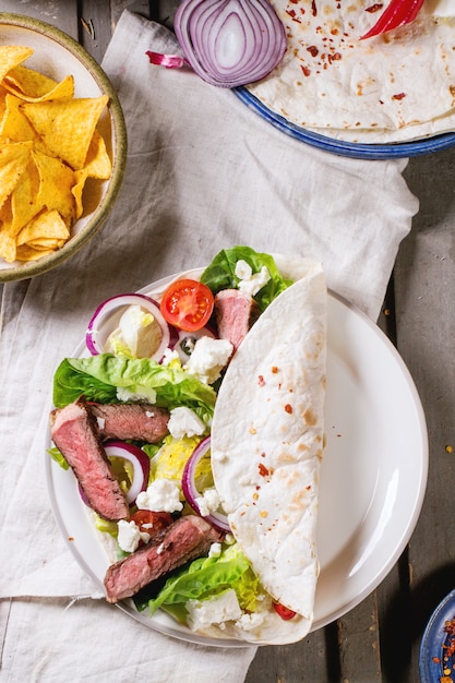 Foto cena in stile messicano