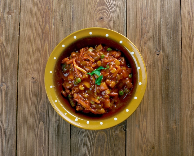 Mexican Taco Soup close up