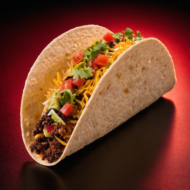 mexican tacos with beef in tomato sauce