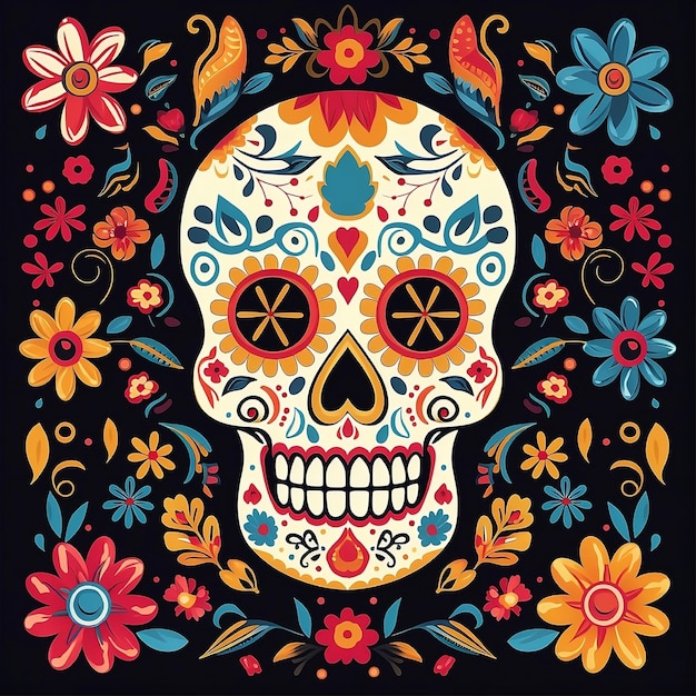 Mexican_themed_sugar_skull_patterns