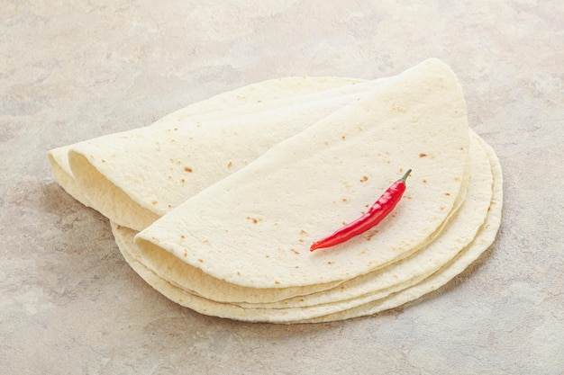 Mexican Tortilla circle bread for cooking