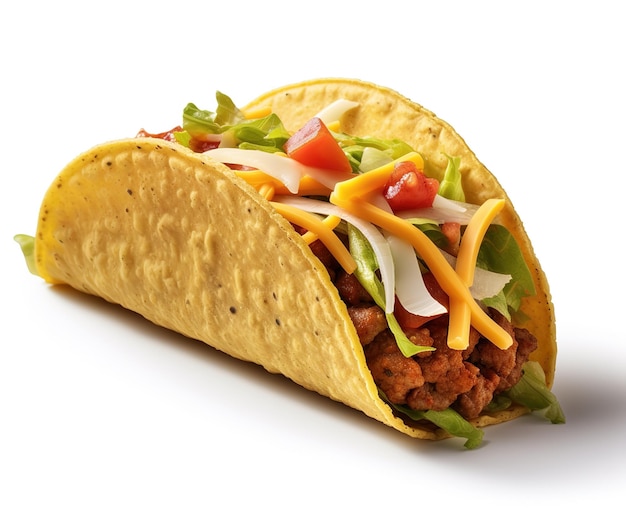 Mexican traditional taco stock image