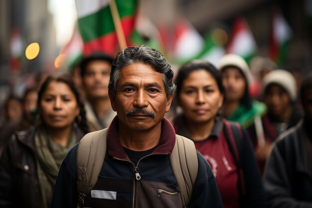 Mexicans Celebrating Their National Independence Day with Flags Pride and Cultural Traditions