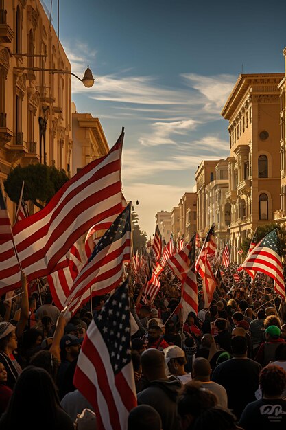 Mexicans Celebrating Their National Independence Day with Flags Pride and Cultural Traditions