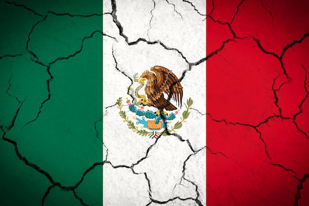 멕시코 금이 국가 국기