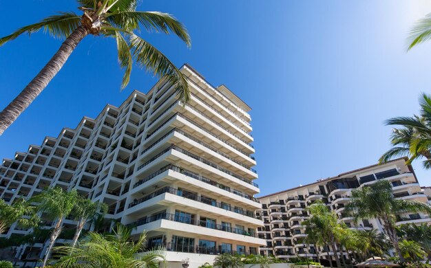 Mexico Luxury condominiums on Playa De Los Muertos beach close to famous Puerto Vallarta Malecon