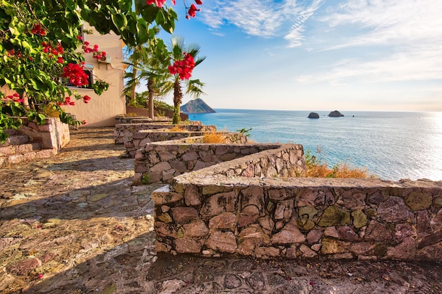 Mexico Panoramic view of the Mazatlan scenic sea shore line