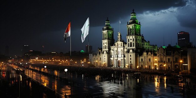 Premium AI Image Mexico Peoples Celebrate Independence Day At Night premium-ai-image-mexico-peoples-celebrate-independence-day-at-night