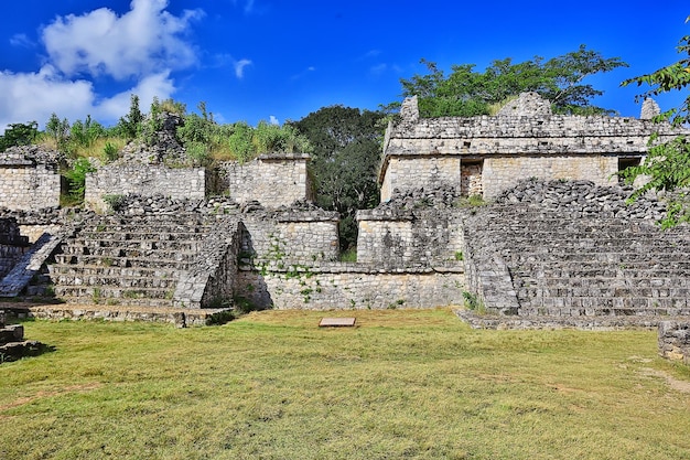 mexico pyramids mayan ancient city, landscape pre-columbian america chicenica maya