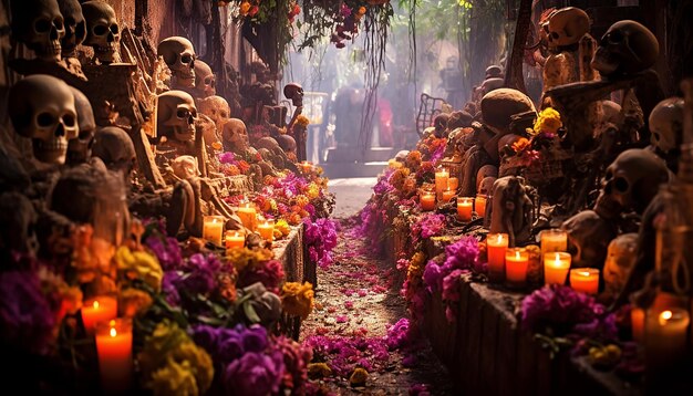 Foto mexico's dag van de doden mexico viert de dag van de doden elk jaar op 1 en 2 november