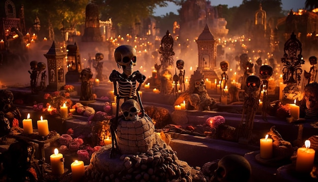 Mexico's Day of the Dead Mexico celebrates the Day of the Dead on November 1st and 2nd each year