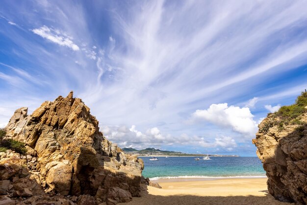 Mexico scenic serene beaches and playas of cabo san lucas los cabos in tourism hotel zone