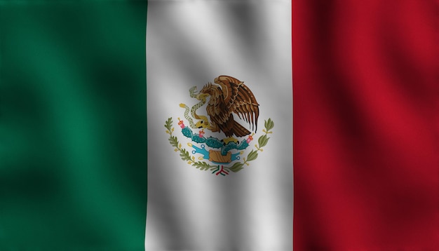 mexico waving flag