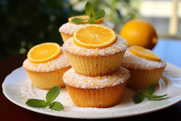 Веганский десерт Meyer Lemon Muffins