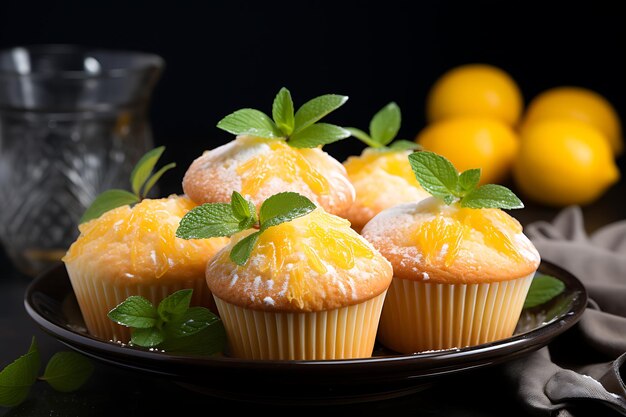 Photo meyer lemon muffins vegan desserts list food