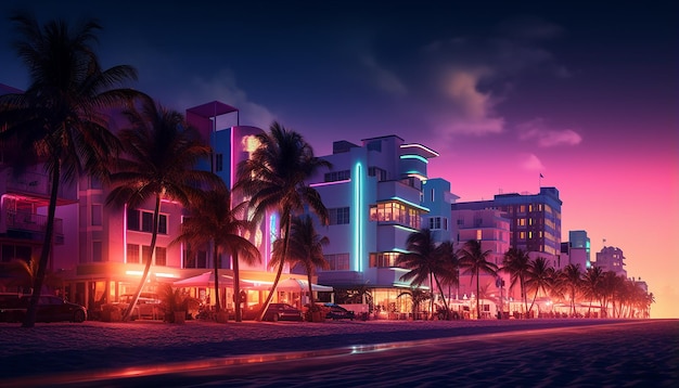 Miami beach district in 2023