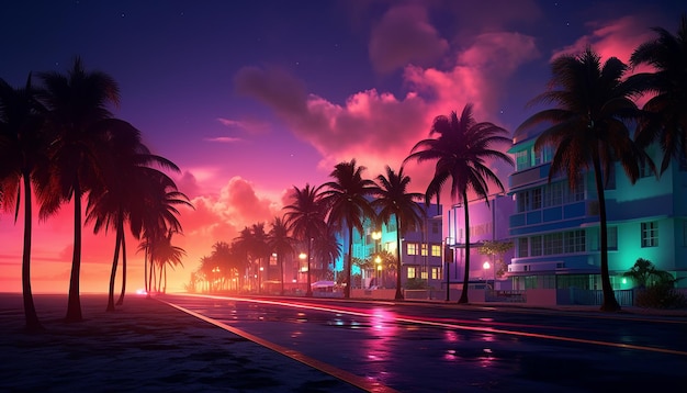 Miami beach district in 2023