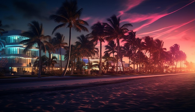 Miami beach district in 2023