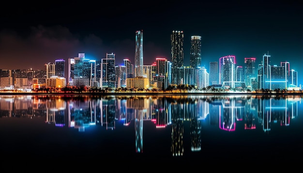 miami beach night view