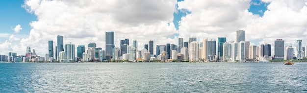 Photo miami downtown skyline