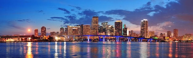 Miami night scene