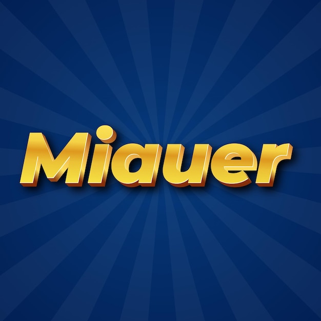 Miauer text effect gold jpg attractive background card photo