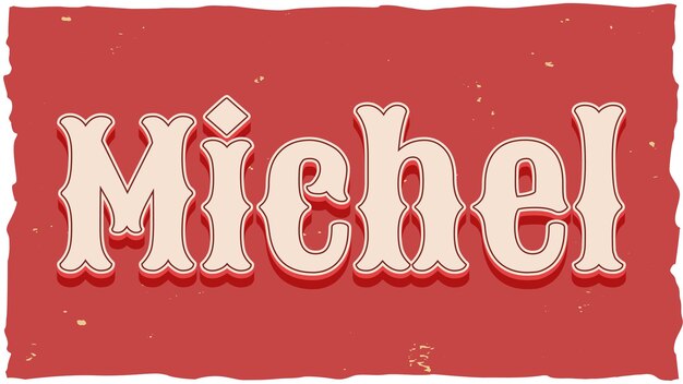 Michel Vintage Text