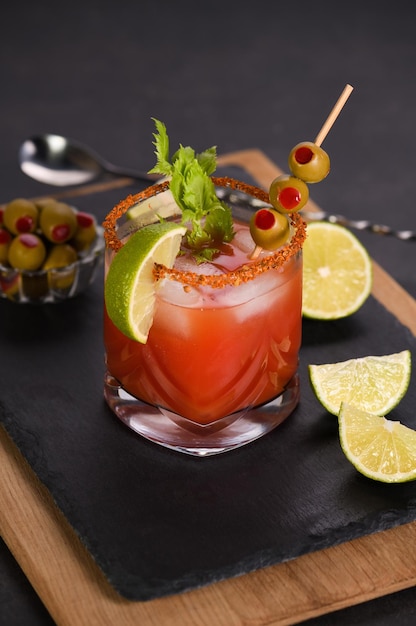 Michelada de Mexicaanse Bloody Mary