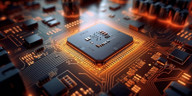 Microchip Processor Computer Circuit Circuit Diagram
