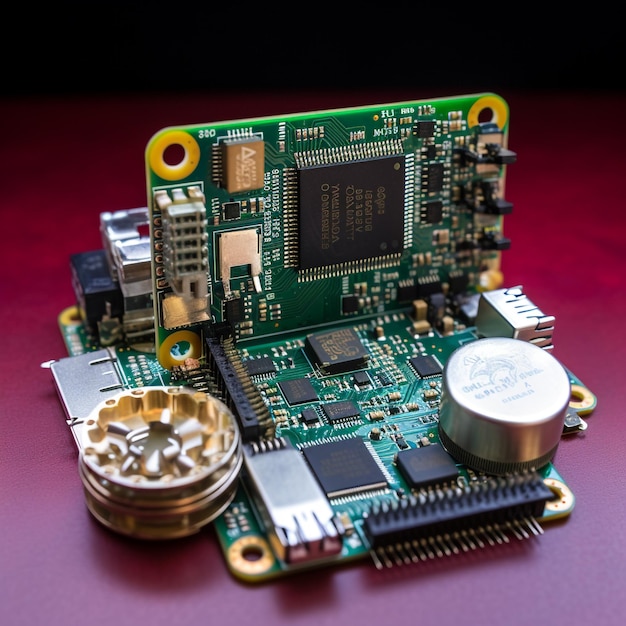 Microcontroller Raspberry Pi Gegenereerd met AI Tool