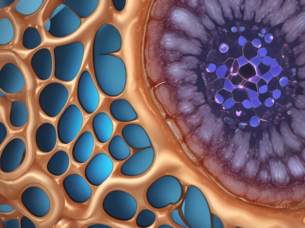 Premium Photo  Microcosmic Marvels Exploring the Molecular Tapestry of 