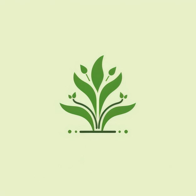 Photo microgreens icon on green background