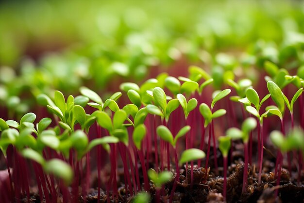 microgreens microgreen sprouts closeup healthy food concept veganism