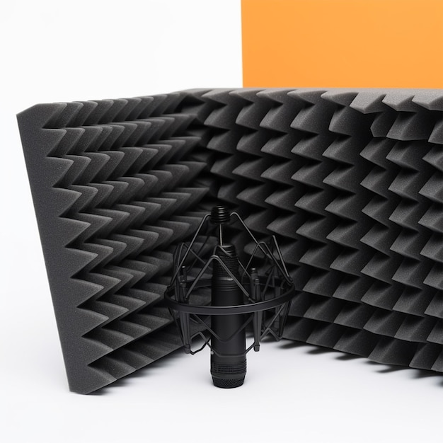 Photo microphone and acoustic isolation foam