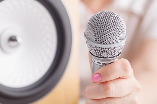 Microphone and loudspeaker