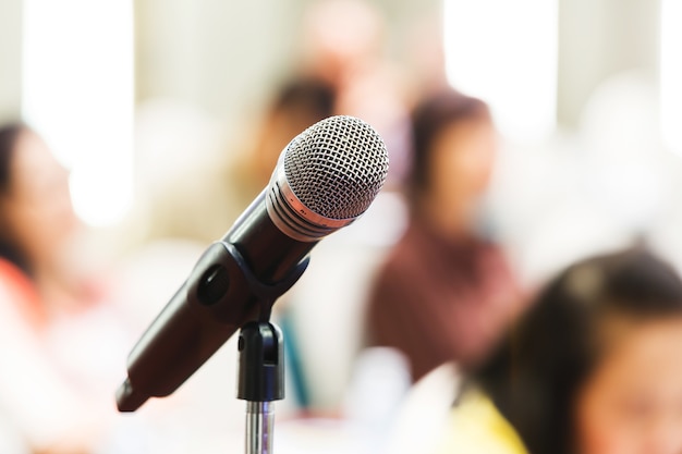 Photo microphone in meeting room