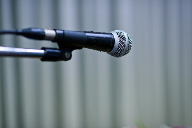 microphone on stage, speaker, conference