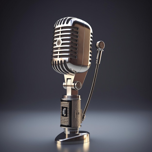 A microphone that is made by the company of the company of the company.