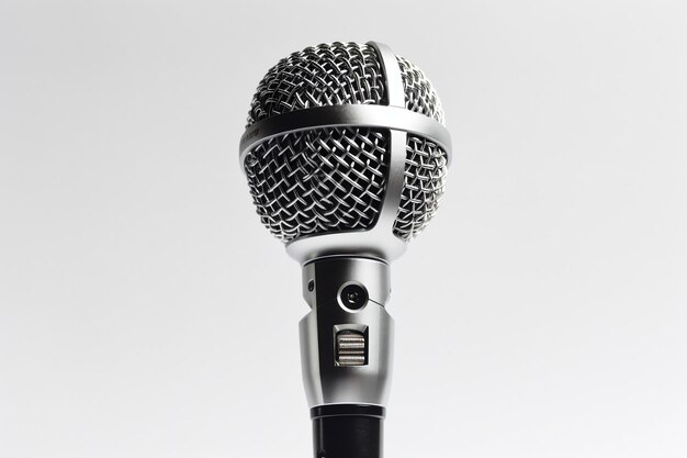 Microphone on Transparent Background AI