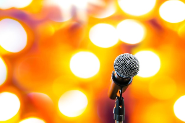 Microphones Public speaking background