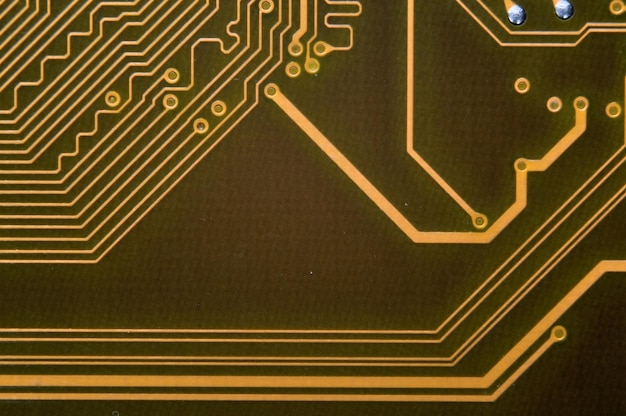 Microprocessor op de achtergrond van de microschakeling van het moederbord