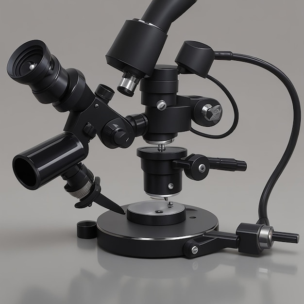 Photo microscope generated by artificial intelligence