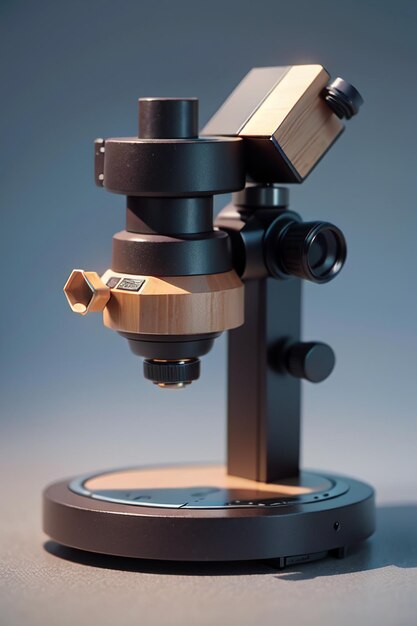 Фото Микроскоп с высоким увеличением электронное увеличительное стекло лабораторное научно-исследовательское средство
